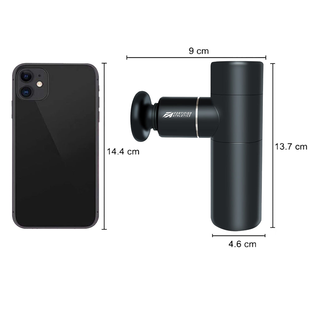mini massage gun size