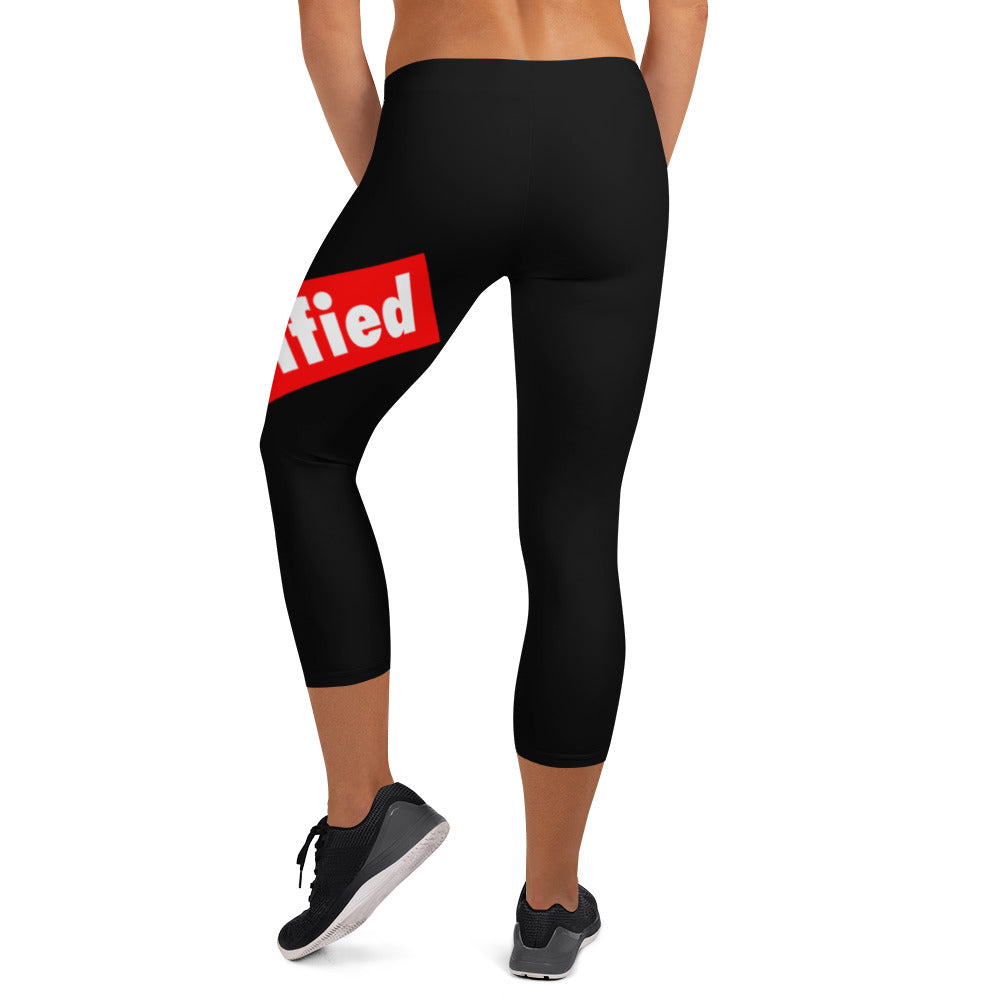Stamp Capri Leggings