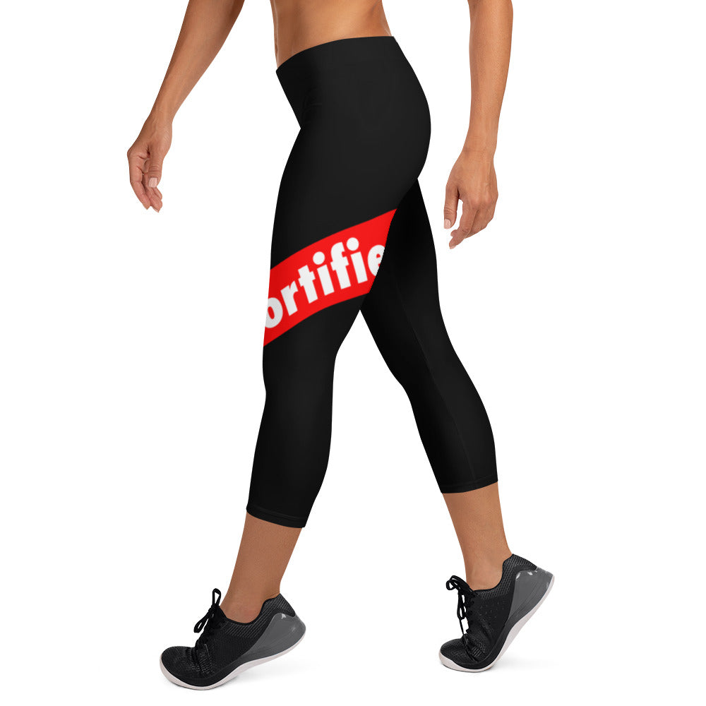Stamp Capri Leggings