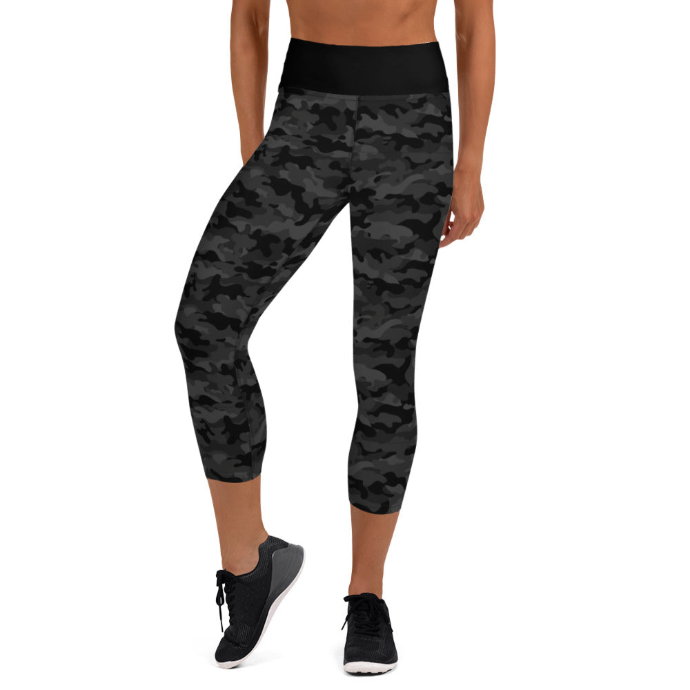 Camo Yoga Capri Leggings