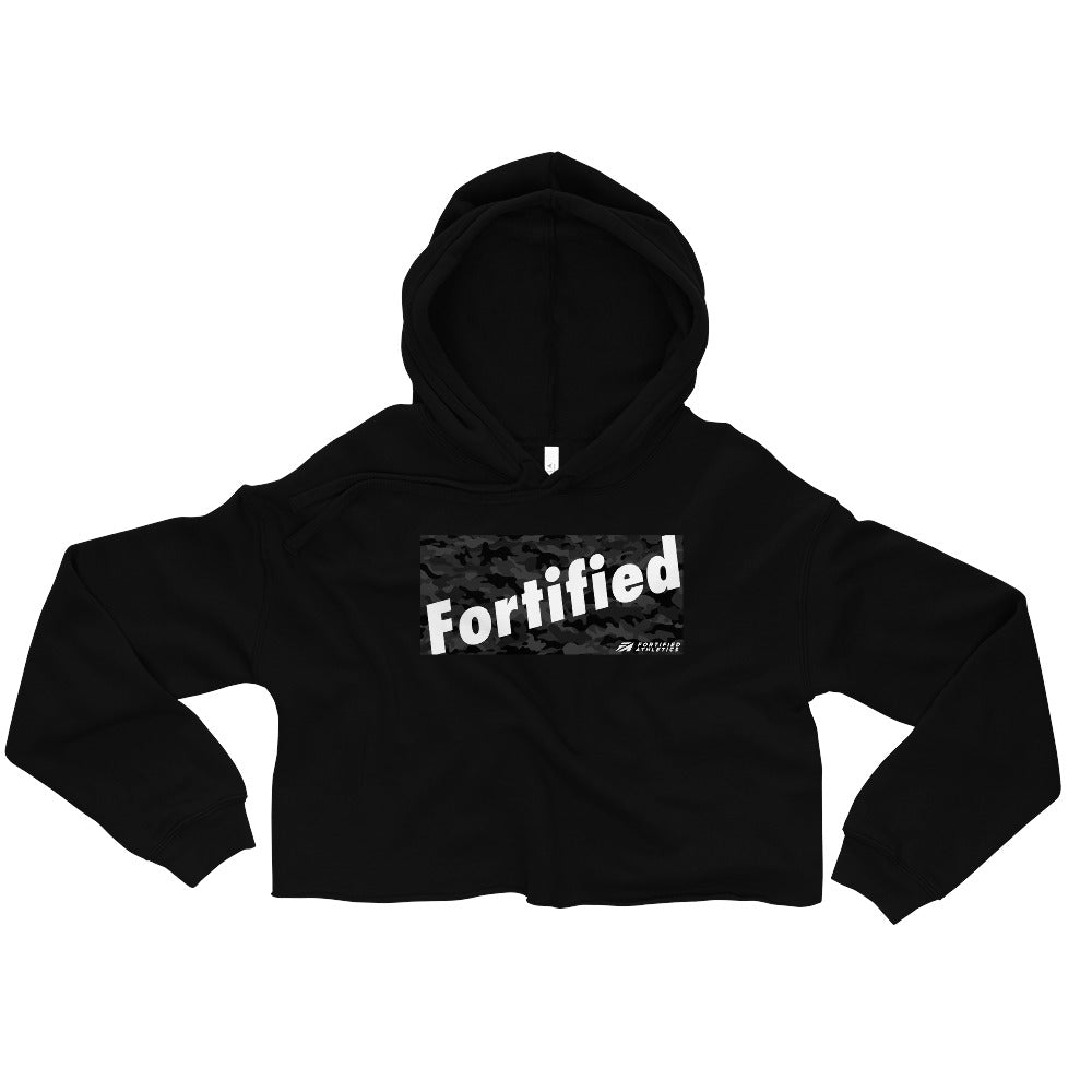 Crop Camo Box Hoodie