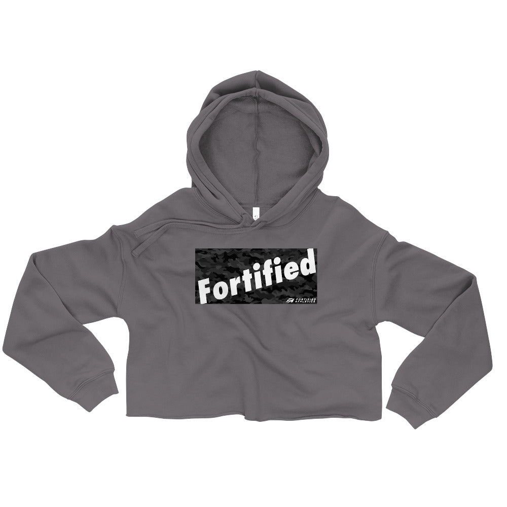 Crop Camo Box Hoodie